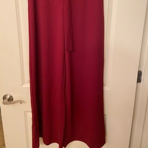 Red Trousers - Floor length